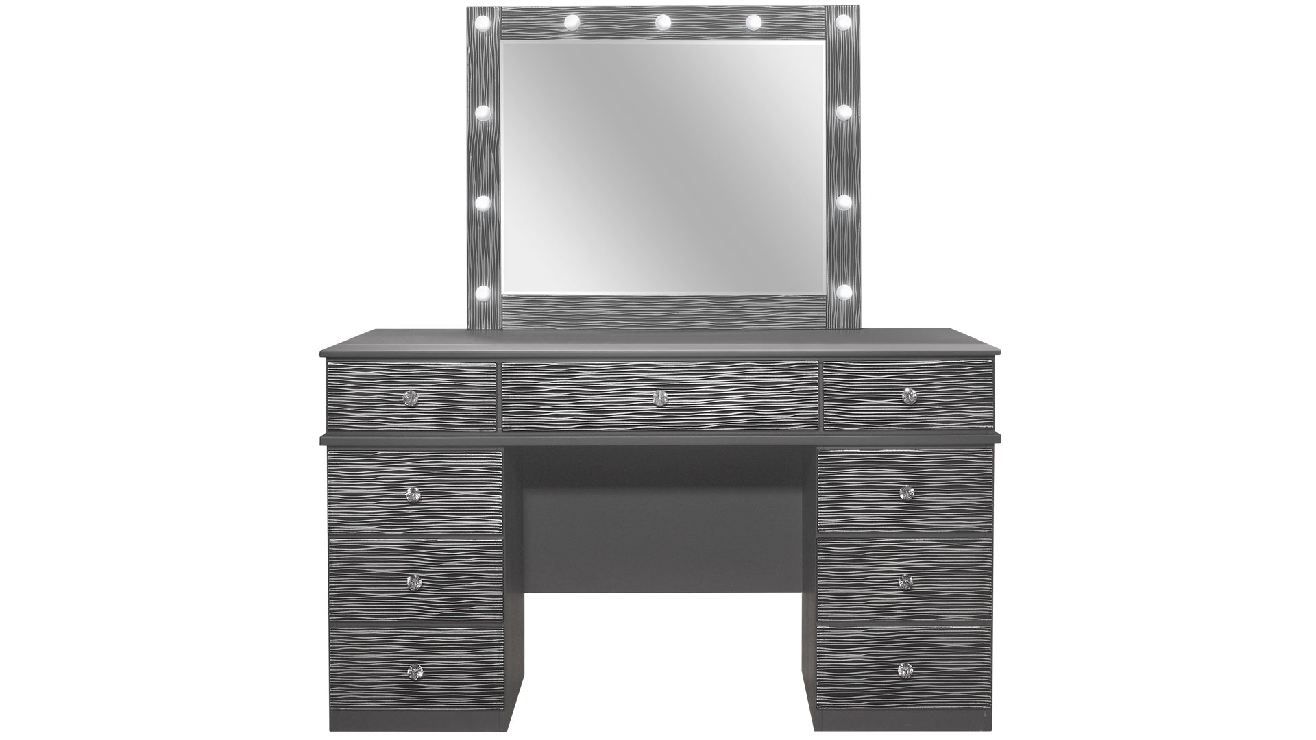 ADDISON-METALLIC GREY-MIRROR